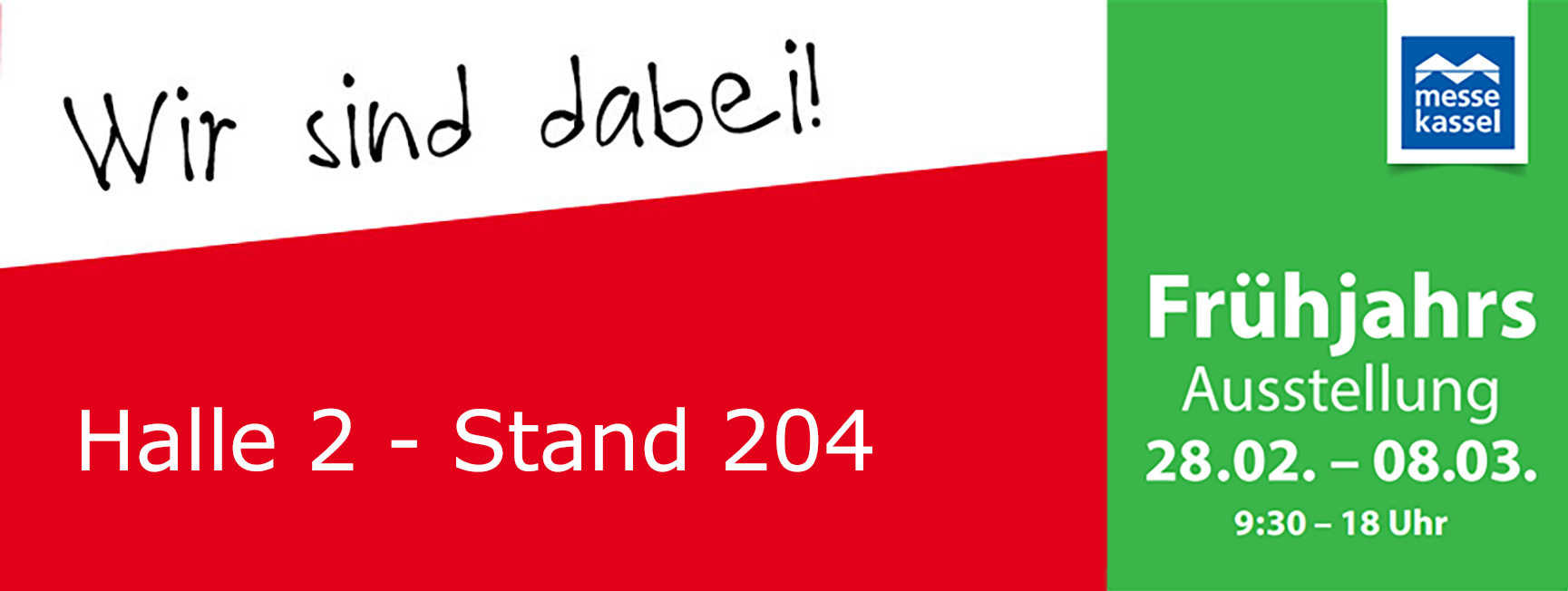 Messe Kassel. Frühjahrsasutellung 28.02.-08.03.